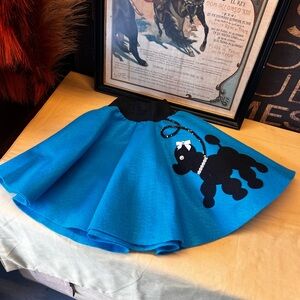 Girls poodle skirt costume 3t - 4t